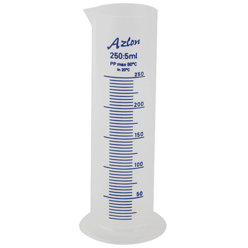 Azlon Squat Plastic Cylinders | PP Cylinder - Dynalon